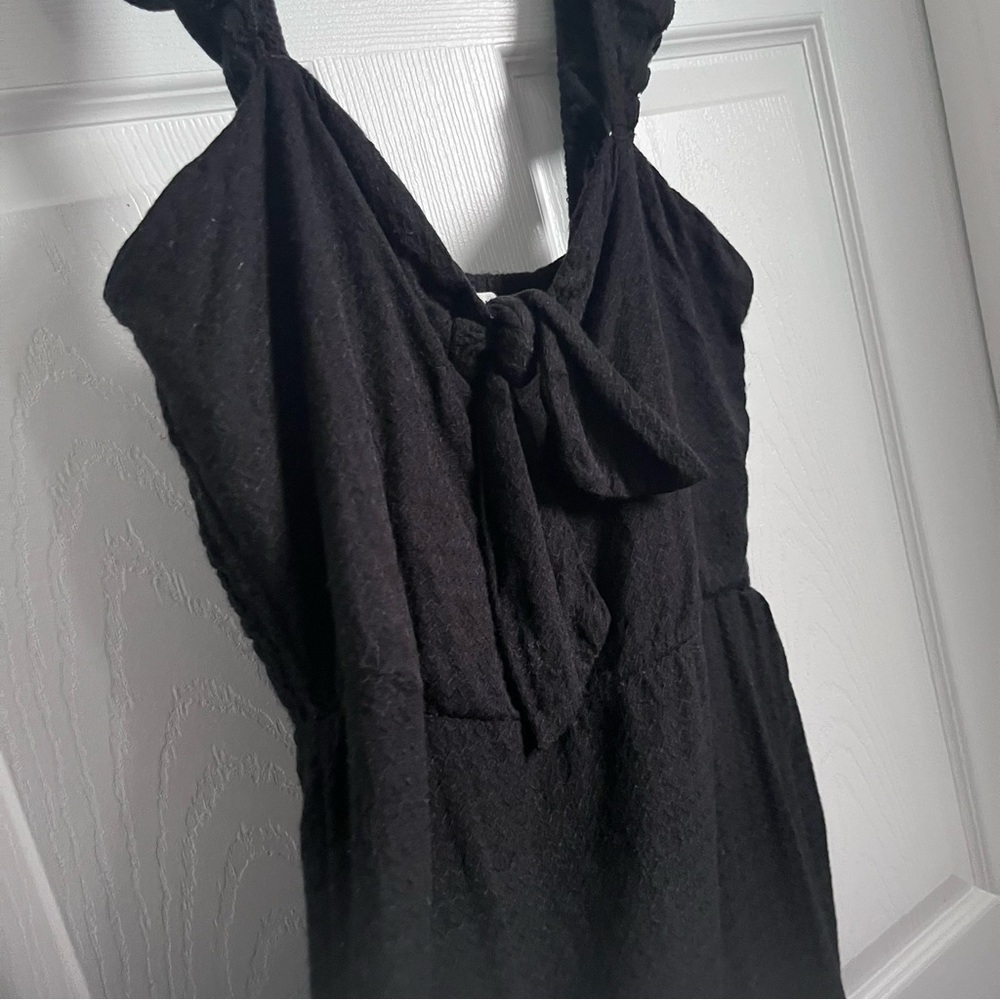 Billabong dress black maxi cherry lips chevron women size small summer boho - Picture 5 of 7